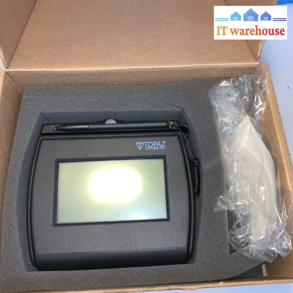 Topaz T-LBK750-BHSB-R Backlit 4x3 LCD Signature Capture Pad  USB