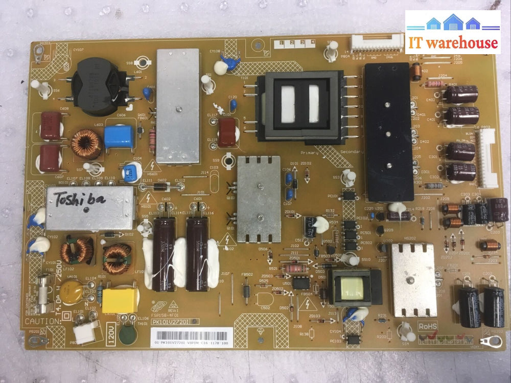 + Toshiba 75029244 (Pk101V2720I Fsp158-4F01) Power Supply 47L7200U   50L5200U