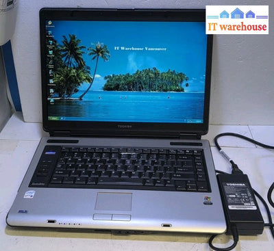 Toshiba A100-0FH 15" Laptop T2050 CPU/1GB RAM/500GB HDD /WIN XP (NO BATTERY) -