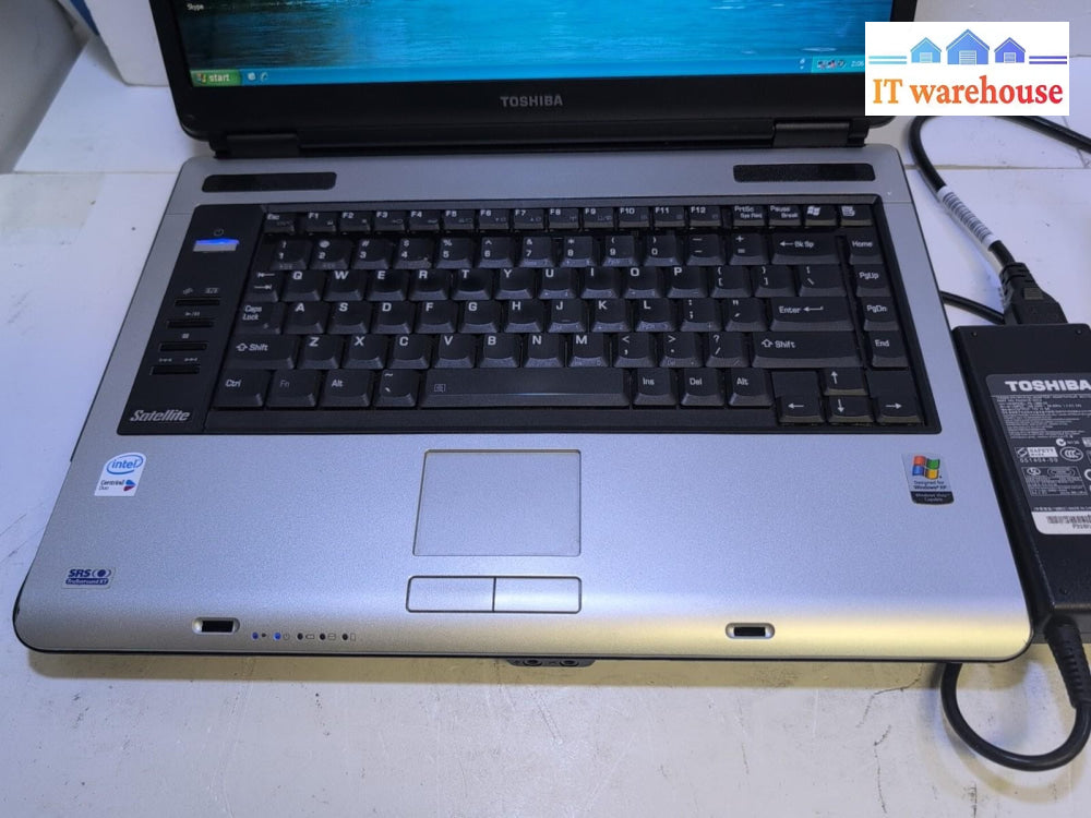 Toshiba A100-0FH 15" Laptop T2050 CPU/1GB RAM/500GB HDD /WIN XP (NO BATTERY) -