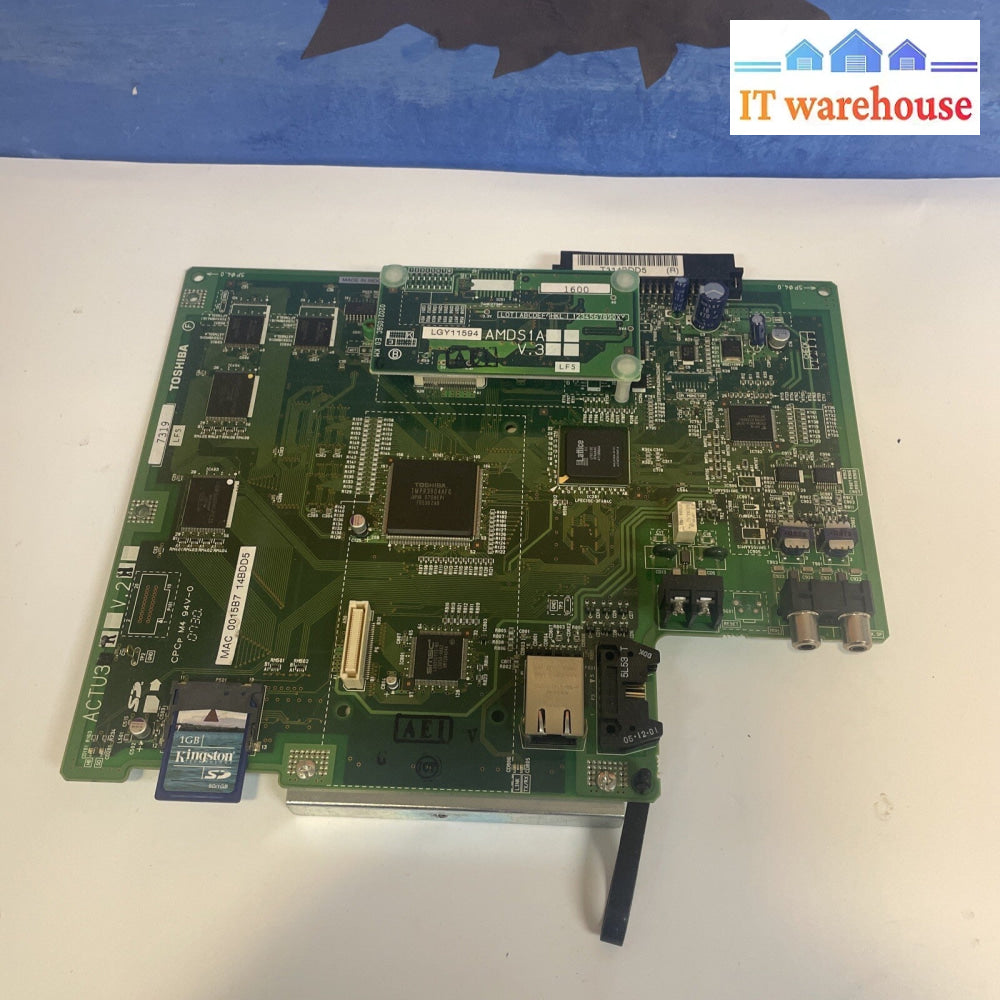 Toshiba ACTU3A V.2 Control Processor Board w/ AMDS1A Modem , 1GB SD