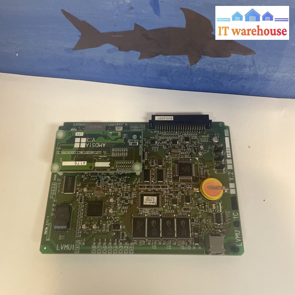 Toshiba LVMU1A V.2 Flash Voice Mail Processing Board with AMDS1A v.3