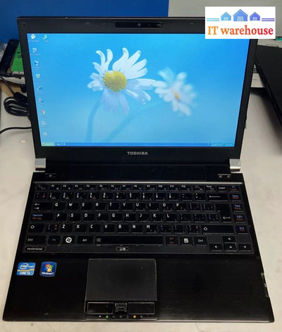 Toshiba Portege R830 13.3" Laptop Intel i3-2310M CPU/ 3GB RAM / 250GB HDD / XP ~