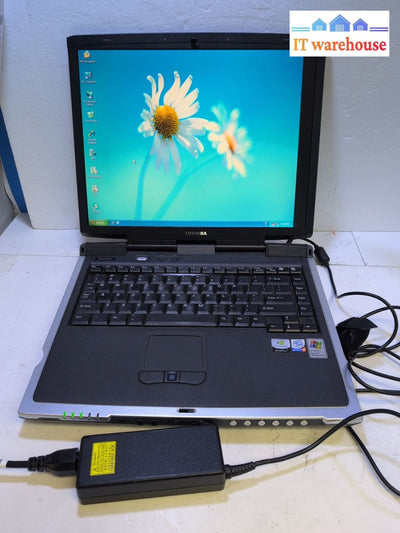 TOSHIBA SATELLITE 2410 15" Laptop Pentium 4-M 1.9GHz/512MB RAM/40GB HDD/WIN XP -
