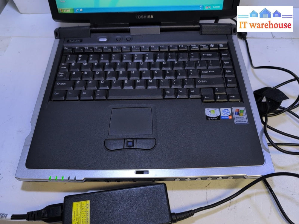 TOSHIBA SATELLITE 2410 15" Laptop Pentium 4-M 1.9GHz/512MB RAM/40GB HDD/WIN XP -