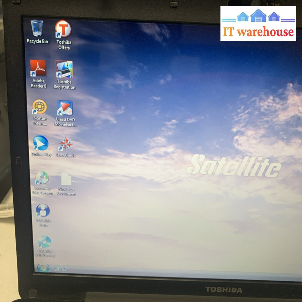 Toshiba Satellite A200-TH1 Intel T5450 2GB 200GB Windows Vista (original) laptop