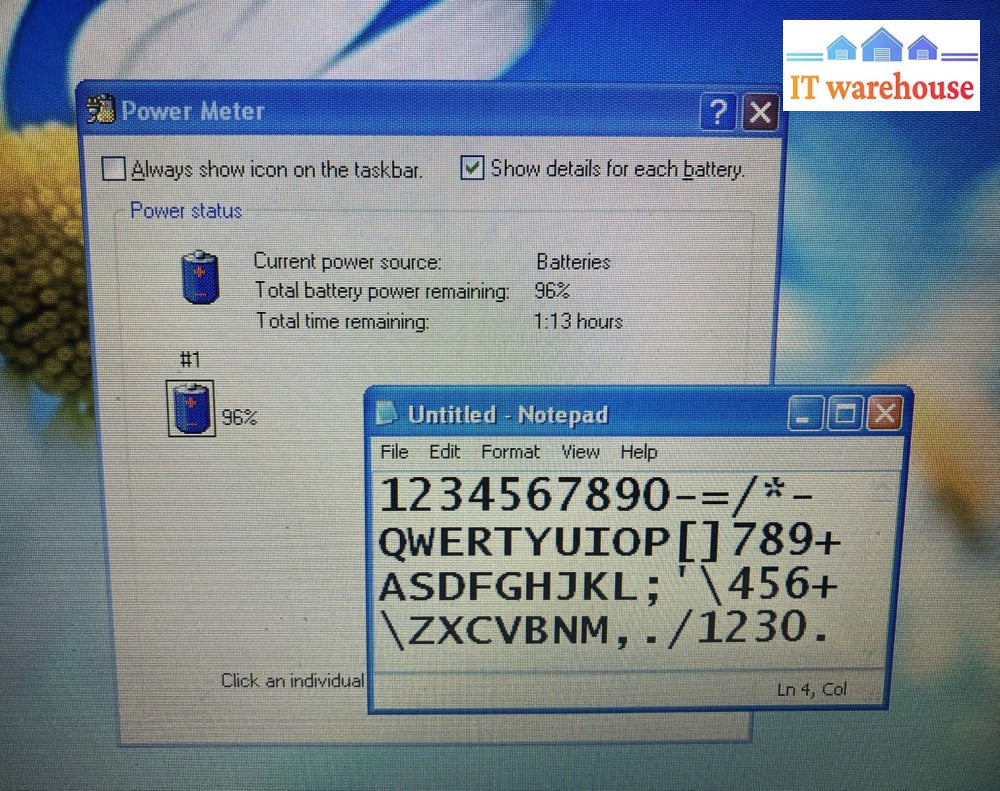 Toshiba Satellite C870 15.6’’ Laptop With Pentium Cpu/ 2Gb Ram / 500Gb Hdd Xp ~