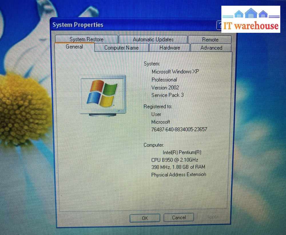 Toshiba Satellite C870 15.6’’ Laptop With Pentium Cpu/ 2Gb Ram / 500Gb Hdd Xp ~