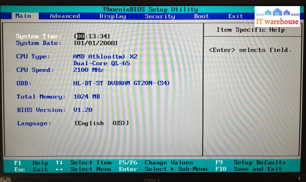 Toshiba Satellite L500D 15.6" Laptop AMD Athlon CPU 1GB RAM (Bad Screen, Read) ~