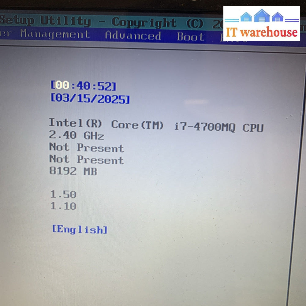 Toshiba Satellite P50-A Laptop Core i7-M4700MQ 2.4GHz 8GB Laptop barebone