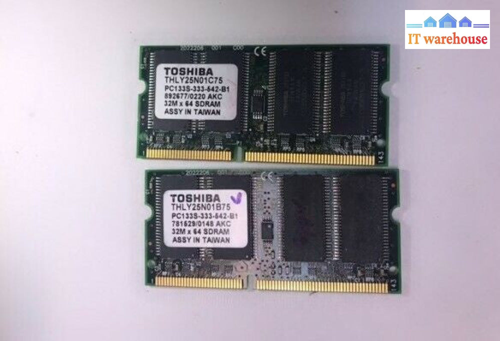  Toshiba THLY25N01B75 256Mb SDRam  Memory