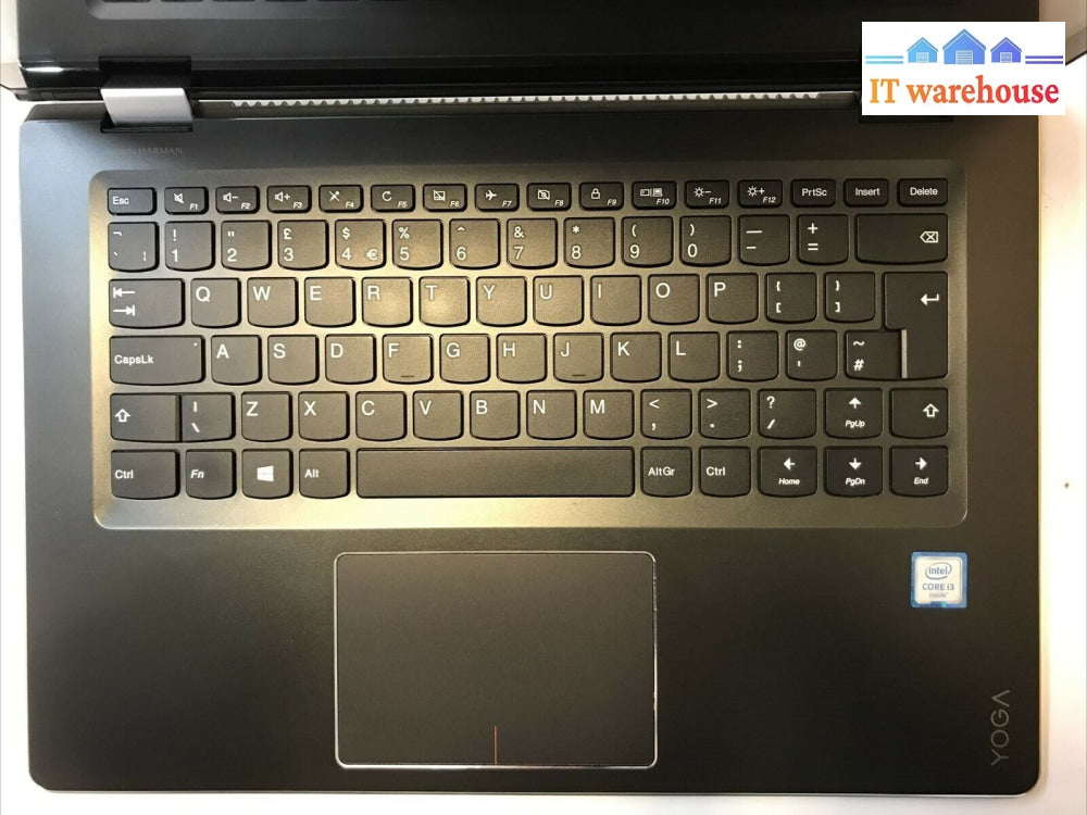 Touchscreen Lenovo Yoga 510 14Isk 2-In-1 14’Laptop I3-6100U 4Gb 120Gb Ssd Win10