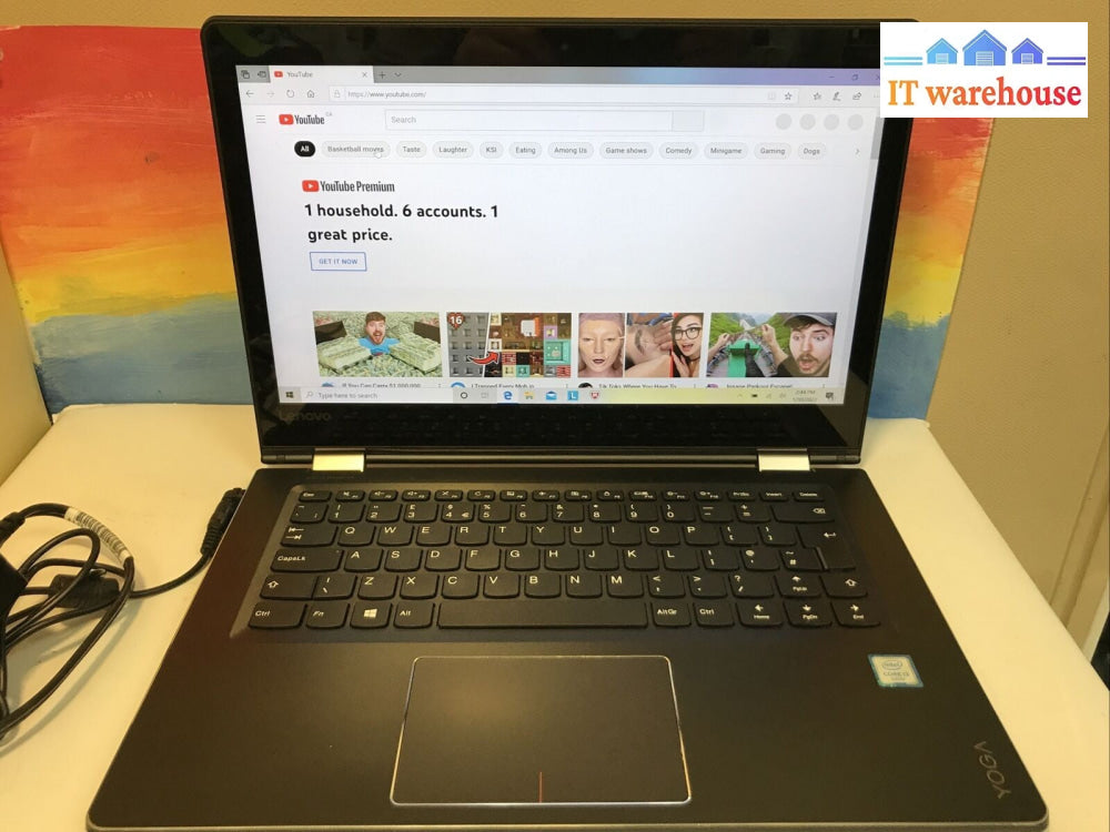 TouchScreen Lenovo YOGA 510 14ISK  2-IN-1 14"Laptop i3-6100U 4GB 120GB SSD Win10