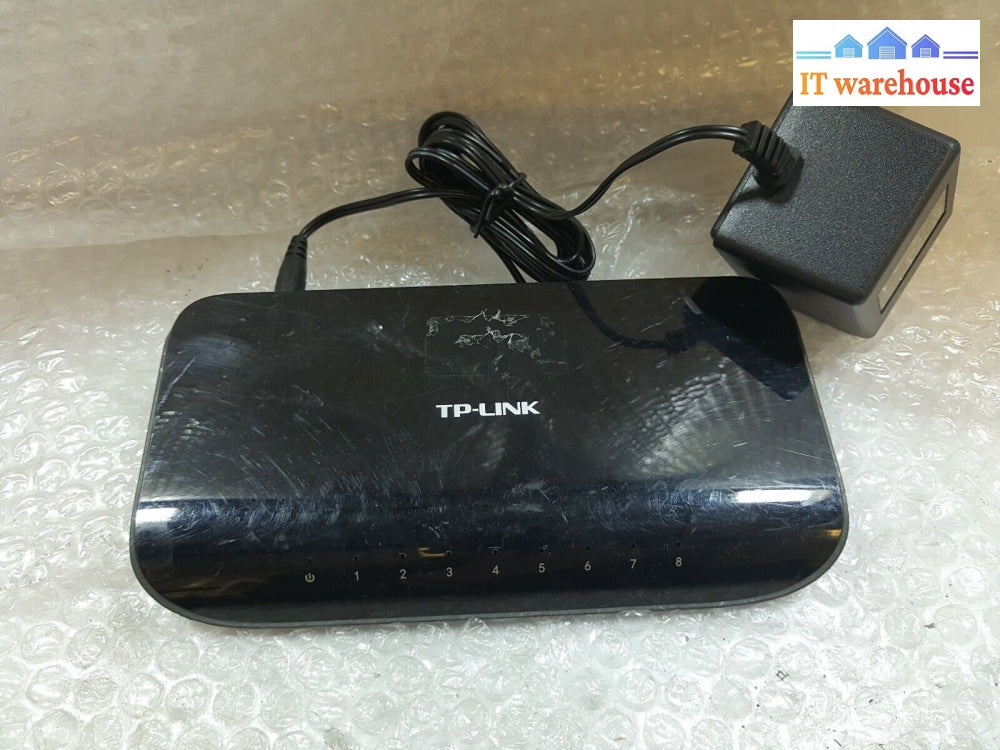 - Tp-Link 8-Port Gigabit Desktop Switch Tl-Sg1008D With 9V Adapter