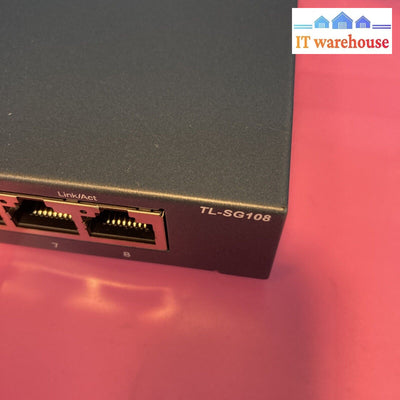 Tp-Link Tl-Sg108 8-Port Switch 10/100/1000Mbps + Power Adapter