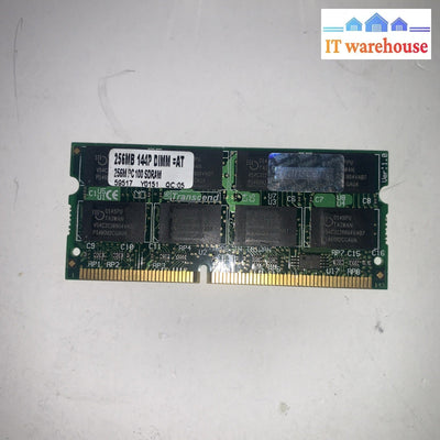 Transcend 256M PC100 100MHZ SDR SDRAM 144 pin laptop memory