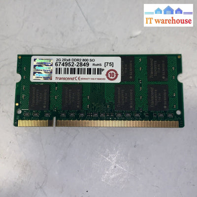 Transcend 2GB 2RX8 DDR2 800  PC6400 800MHZ laptop memory