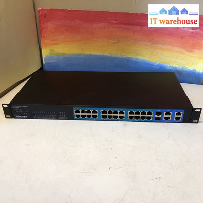 $ TRENDNET POE WEBSMART SWITCH TPE-224WS 24-PORT 10/100 SWITCH