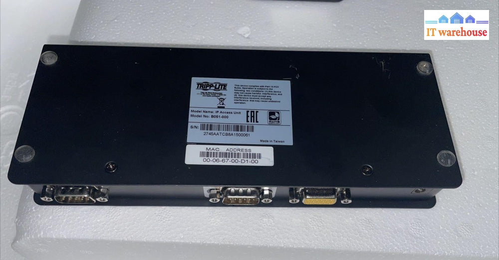 Tripp Lite B051-000 KVM Server Remote Control External IP