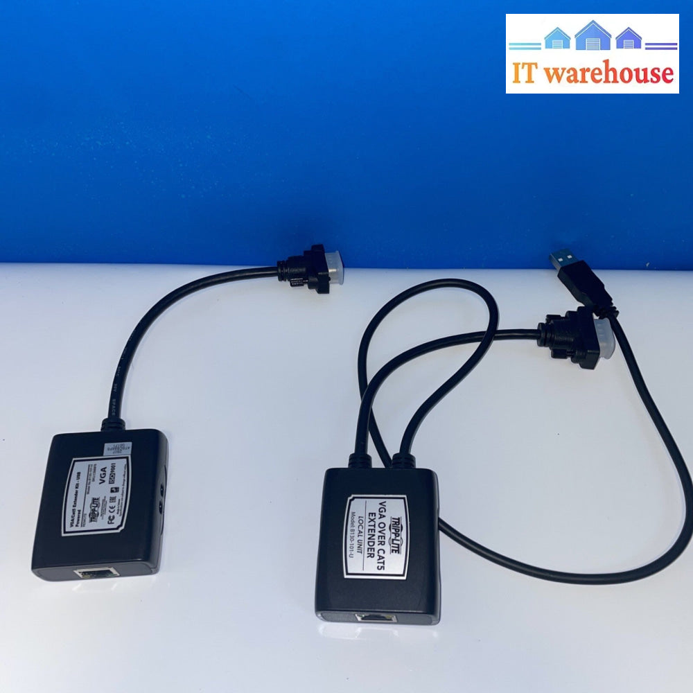 Tripp-Lite B130-101-U VGA Over Cat5/6 Extender Kit Transmitter/Receiver