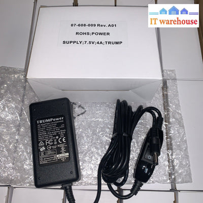 TRUMPower AC ADAPTER TTA36-7.5-8-511S2 ATS036T-A07S 100-240V 7.5V 4.0A 30.0W