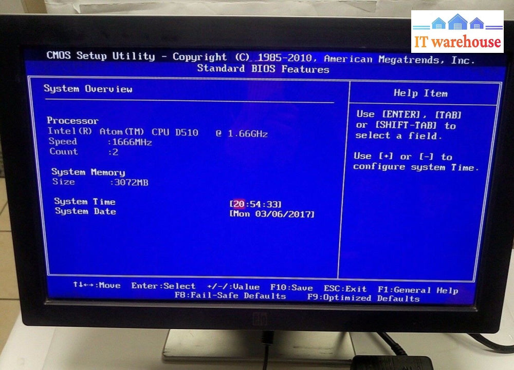 * TYCO   TOUCHSYSTEMS ESY22C2-8UWA-0-BZ-MT-W7-GY  1.6GHz /3G/250G (NO ADAPTER)