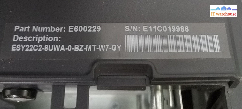 * TYCO   TOUCHSYSTEMS ESY22C2-8UWA-0-BZ-MT-W7-GY  1.6GHz /3G/250G (NO ADAPTER)