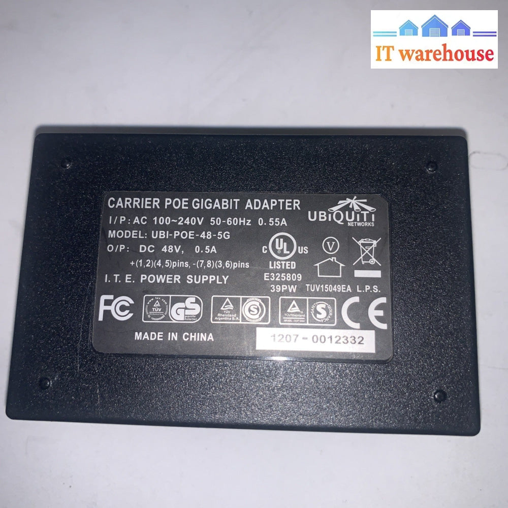 UBIQUITI Switching Gigabit Power Supply (PoE) UBI-48-5G