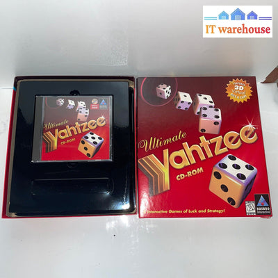 Ultimate Yahtzee Pc Cd 5 Interactive 3D Games For Windows 3.1 95