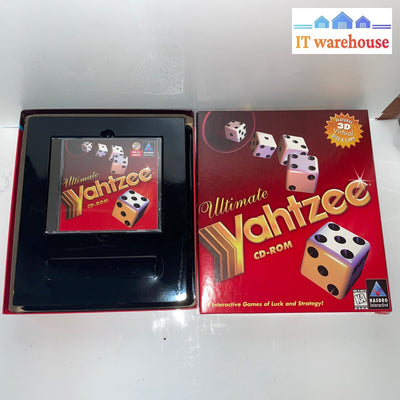 Ultimate Yahtzee PC CD 5 Interactive 3D Games for Windows 3.1 95