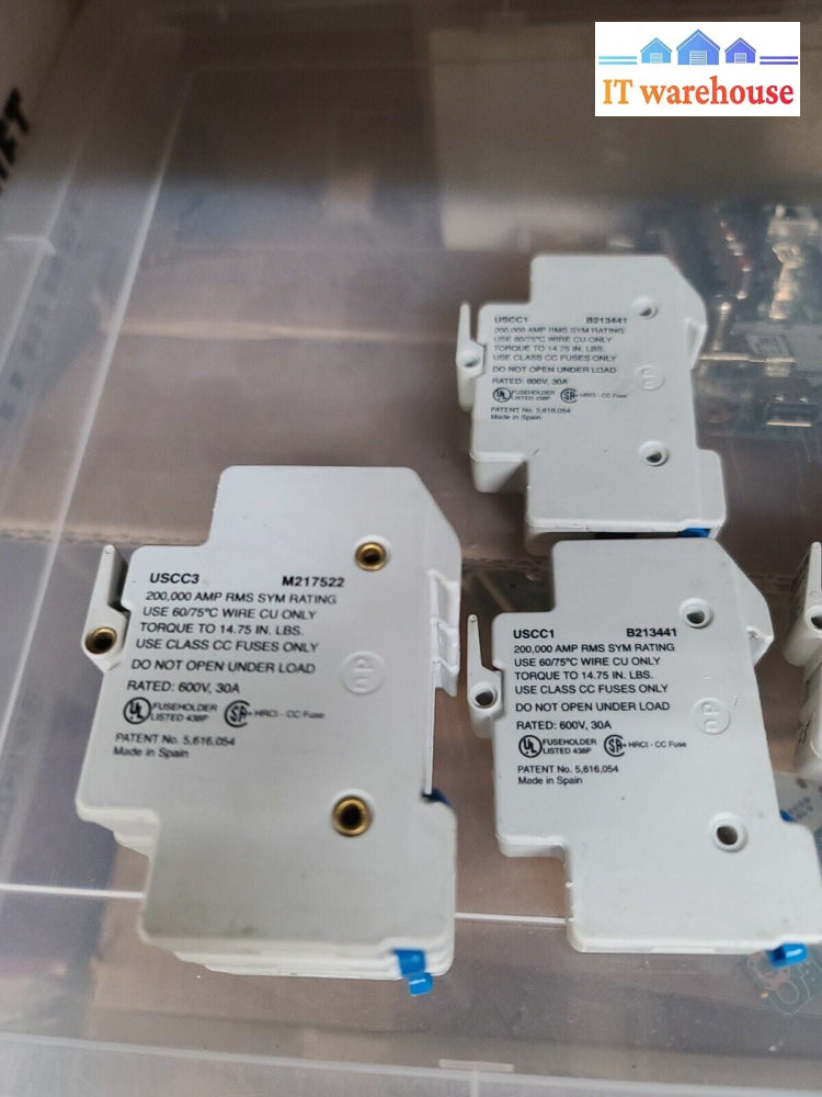 - ULTRASAFE 30 AMP FUSE HOLDERS  600V/30A (3x USCC1,  P213441/1x USCC3, M217522)