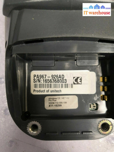 + Unitech PA967 Data Collection Terminal working!