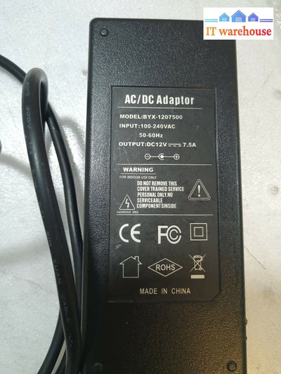 Universal Dtu-1631 /Dtu-2231 Compatible Ac/Dc 12V 7.5A Power Adapter Byx-1207500