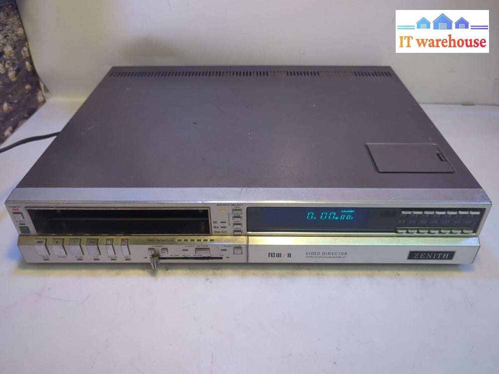 Untested ~ Zenith VR9775PT Video Cassette Recorder Video Director (No Remote)-