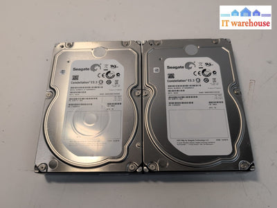 (Unused) 2x ST1000NM0033 Seagate Constellation ES.3 1TB 7200RPM SATA HDD -