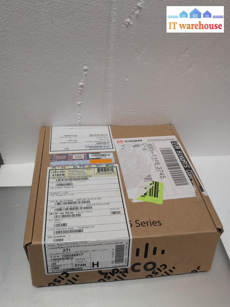 Unused Cisco Aironet 1815 Series AIR-AP1815I-A-K9 Dual-Band Access Point -
