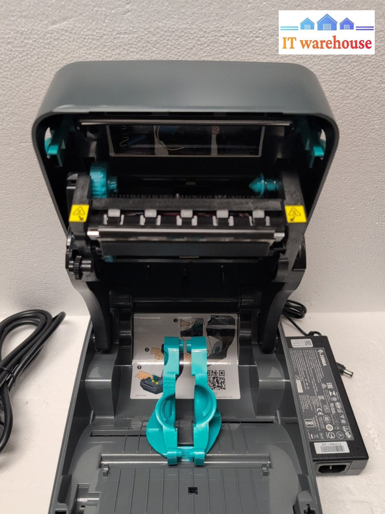 (UNUSED) Zebra GX420T Thermal Transfer Label Printer LAN USB GX42-102410  -