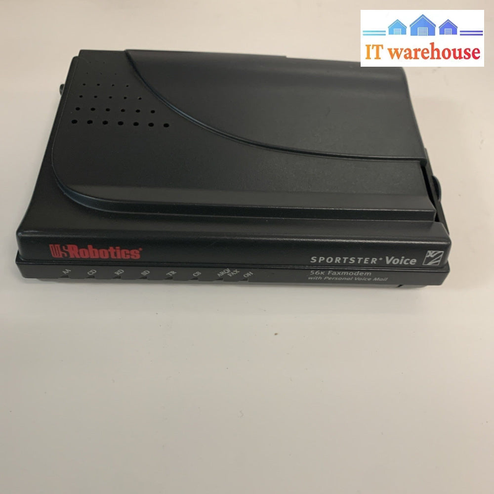 US ROBOTICS 56K FAXMODEM WITH PERSONAL VOICE MAIL SPORTSTER VOICE