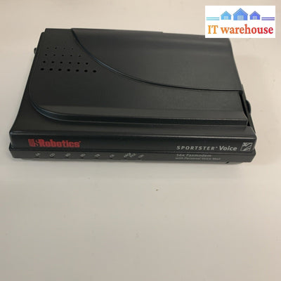 US ROBOTICS 56K FAXMODEM WITH PERSONAL VOICE MAIL SPORTSTER VOICE