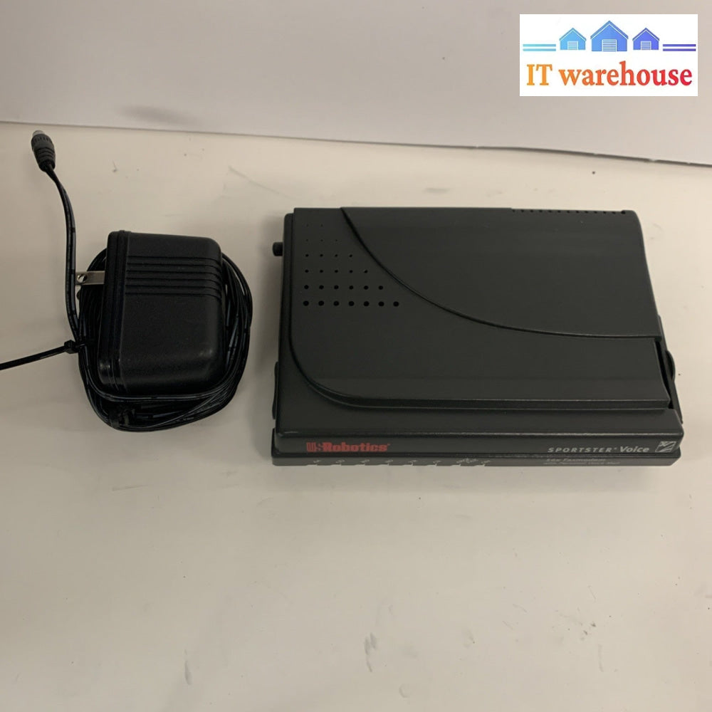 US ROBOTICS 56K FAXMODEM WITH PERSONAL VOICE MAIL SPORTSTER VOICE