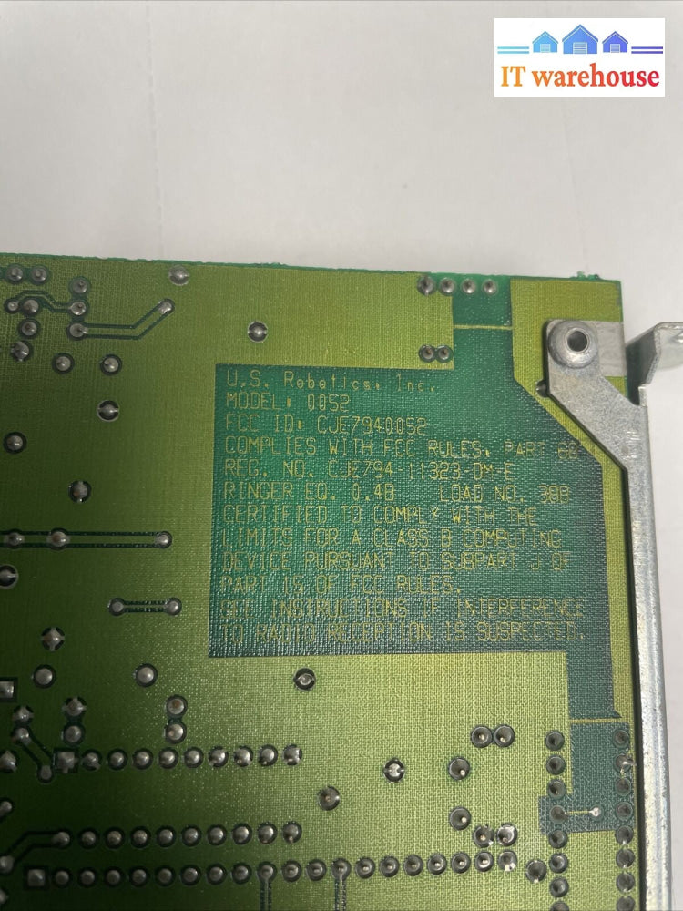 US ROBOTICS / USR MODEL 0052, 8BIT ISA MODEM 