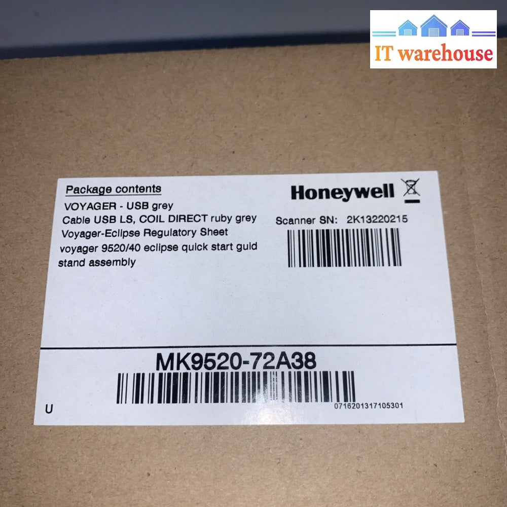 USB ~ Honeywell MS9500 Voyager Handheld Barcode Scanner Reader + Stand