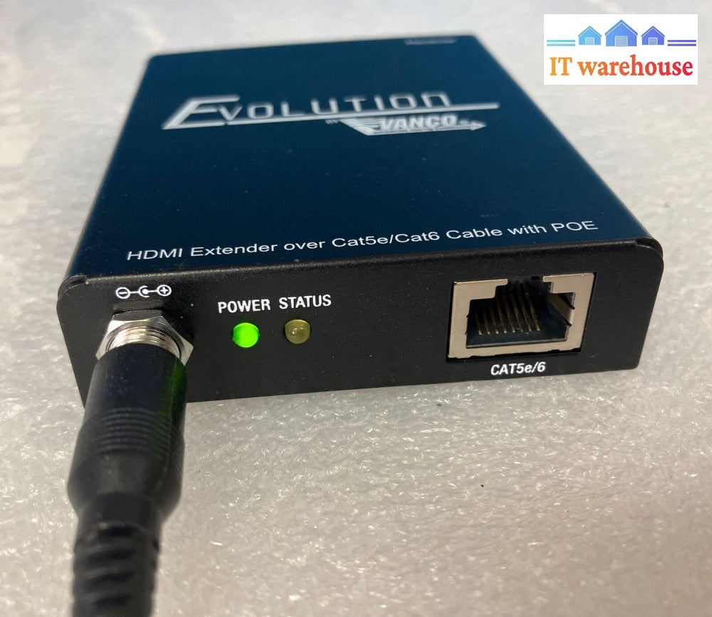 Vanco Evolution EVEX2006 Ultra Slim HDMI Single Cat5e Cat6  Extender + Adapter ~