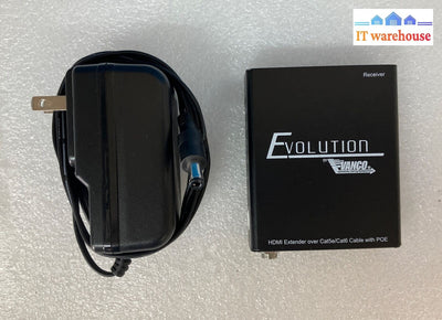 Vanco Evolution EVEX2006 Ultra Slim HDMI Single Cat5e Cat6  Extender + Adapter ~