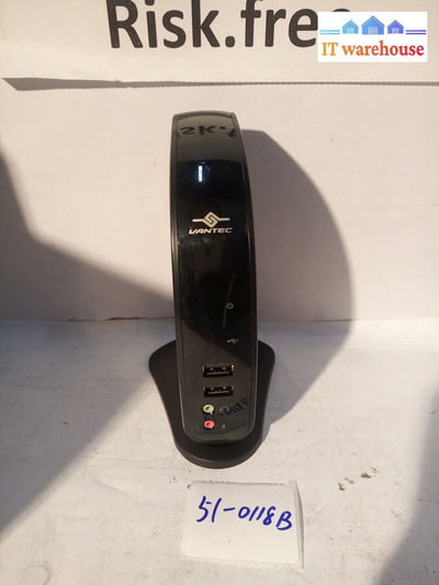 - Vantec Dsh-200U2 Docking Stztion With Video With Ac Adapter @@@
