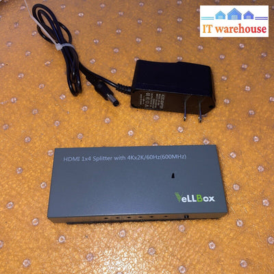 Vellbox 1X4 Hdmi Switch 4K Splitter 4Kx2K/60Hz (600Mhz)