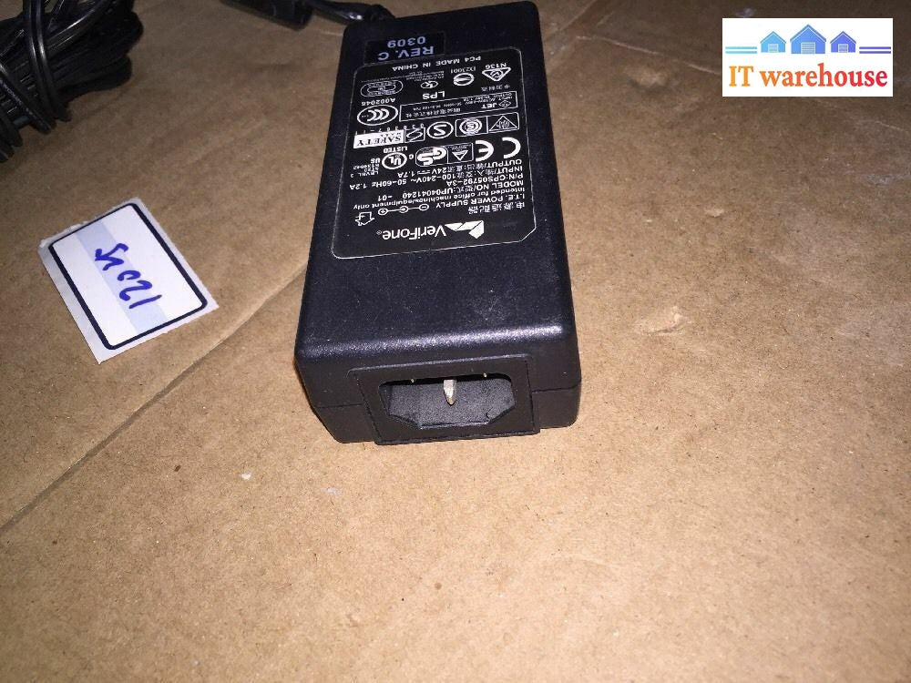 Verfone Up04041240 PN CPS05792-3A 24v 1.7A Power Supply AC Adapter