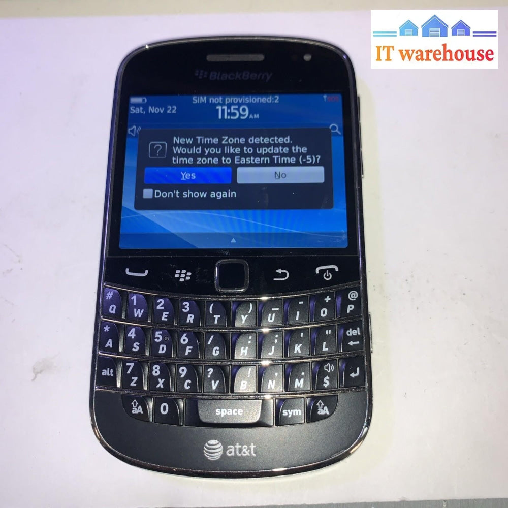 Very nice ~ BlackBerry 9900 Bold Touch 8GB GSM/3G  Wifi Smartphone AT&T -