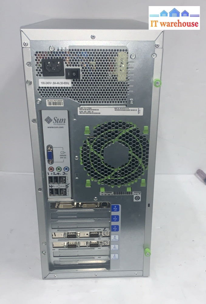 Very Nice ~ SUN Ultra 20 M2 Duo core AMD Opt 1210 windows XP