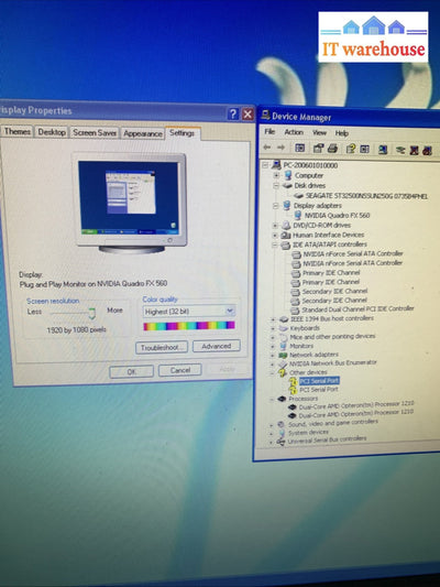 Very Nice ~ SUN Ultra 20 M2 Duo core AMD Opt 1210 windows XP
